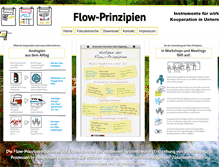 Tablet Screenshot of flowprinzipien.com